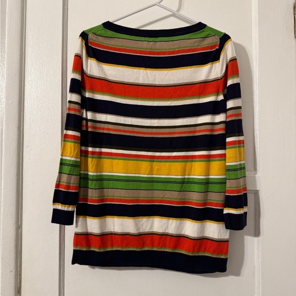 Women Talbots Sweater Stripped top Sz large - Picture 5 of 5